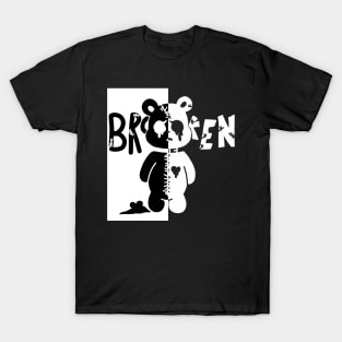 Broken Bear Design T-Shirt